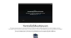 Desktop Screenshot of homesforeducation.com